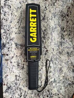 Garrett Super Scanner V Hand-Held Metal Detector Model 1165190 tested working